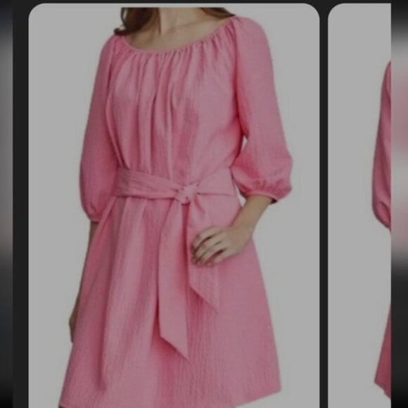 Elizabeth and James Pink Dress Large - Picture 2 of 3